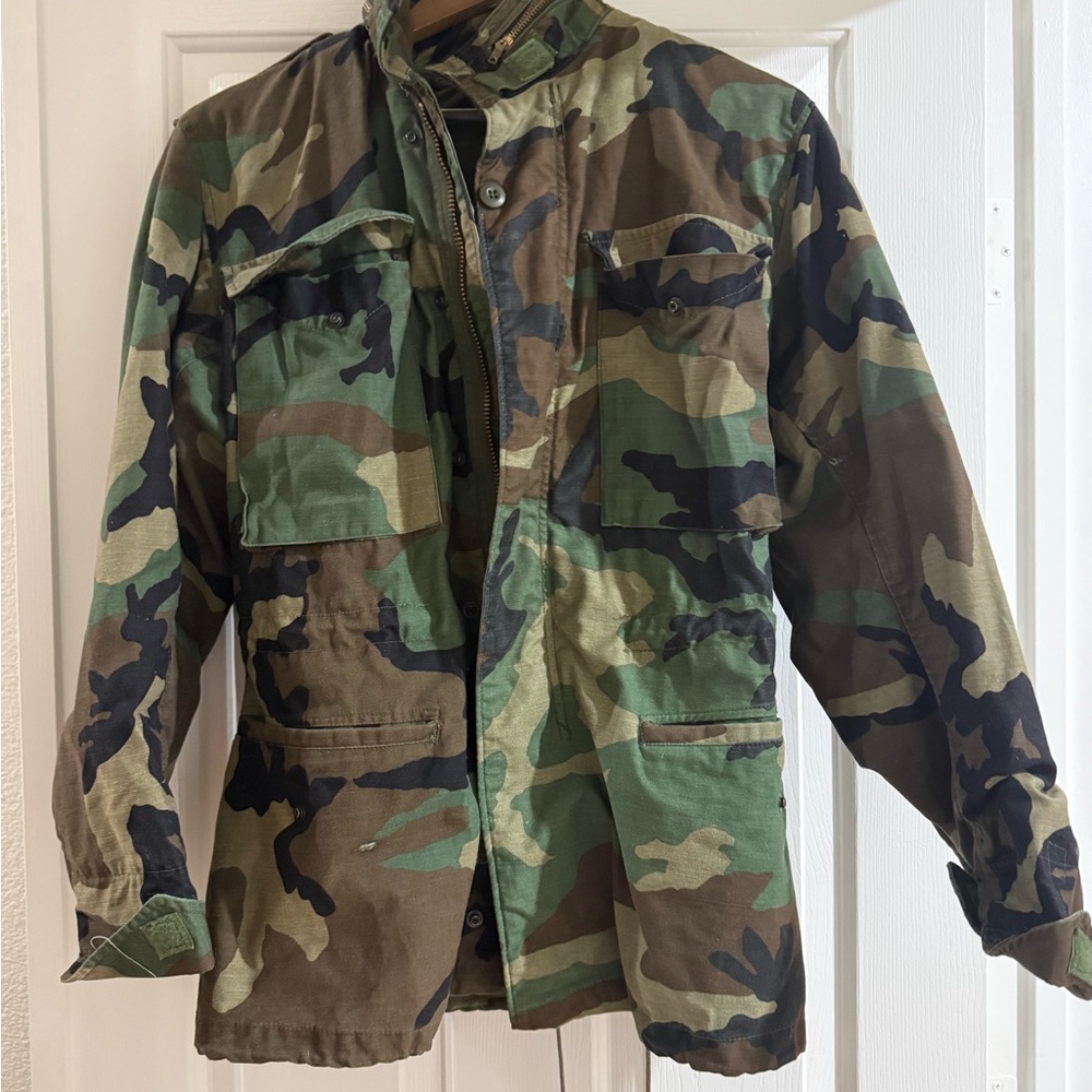 Alpha Industries Green Camouflage Field Jacket